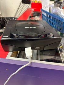Sega Saturn w/ Controller & Cables TESTED and Working