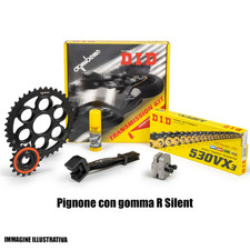 KIT TRASMISSIONE DID CATENA CORONA PIGNONE MOTO MORINI X-CAPE 650 2022 2023
