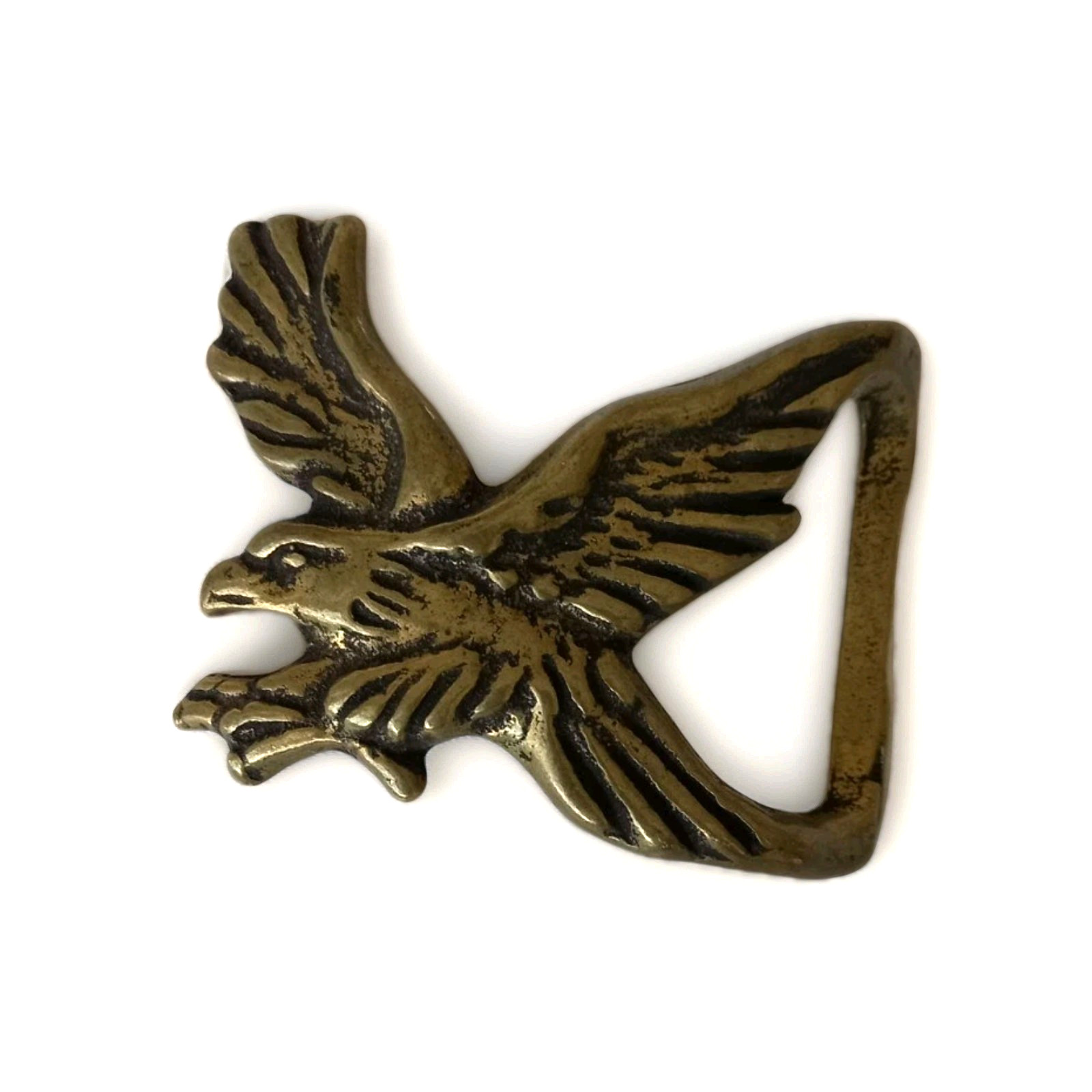 Beautiful Vintage EAGLE Solid Brass Statement Bel… - image 2