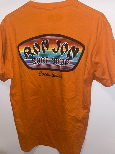 Ron Jon Surf Shop Cocoa Beach FL Rainbow Short Sleeve T-Shirt Men's NWT Blue - Picture 4 of 10