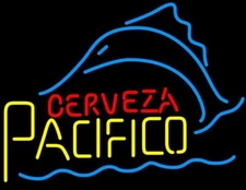 Pacifico Cerveza Beer 20"x16" Neon Sign Bar Lamp Light Party Gift Man Cave