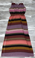 Ann Taylor LOFT Women Striped Casual Dress Small S