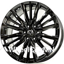 24 Escalade V Gloss Black 4883 Oe Replica Wheels Fits 2019 2026 Ram 1500 6x5.5