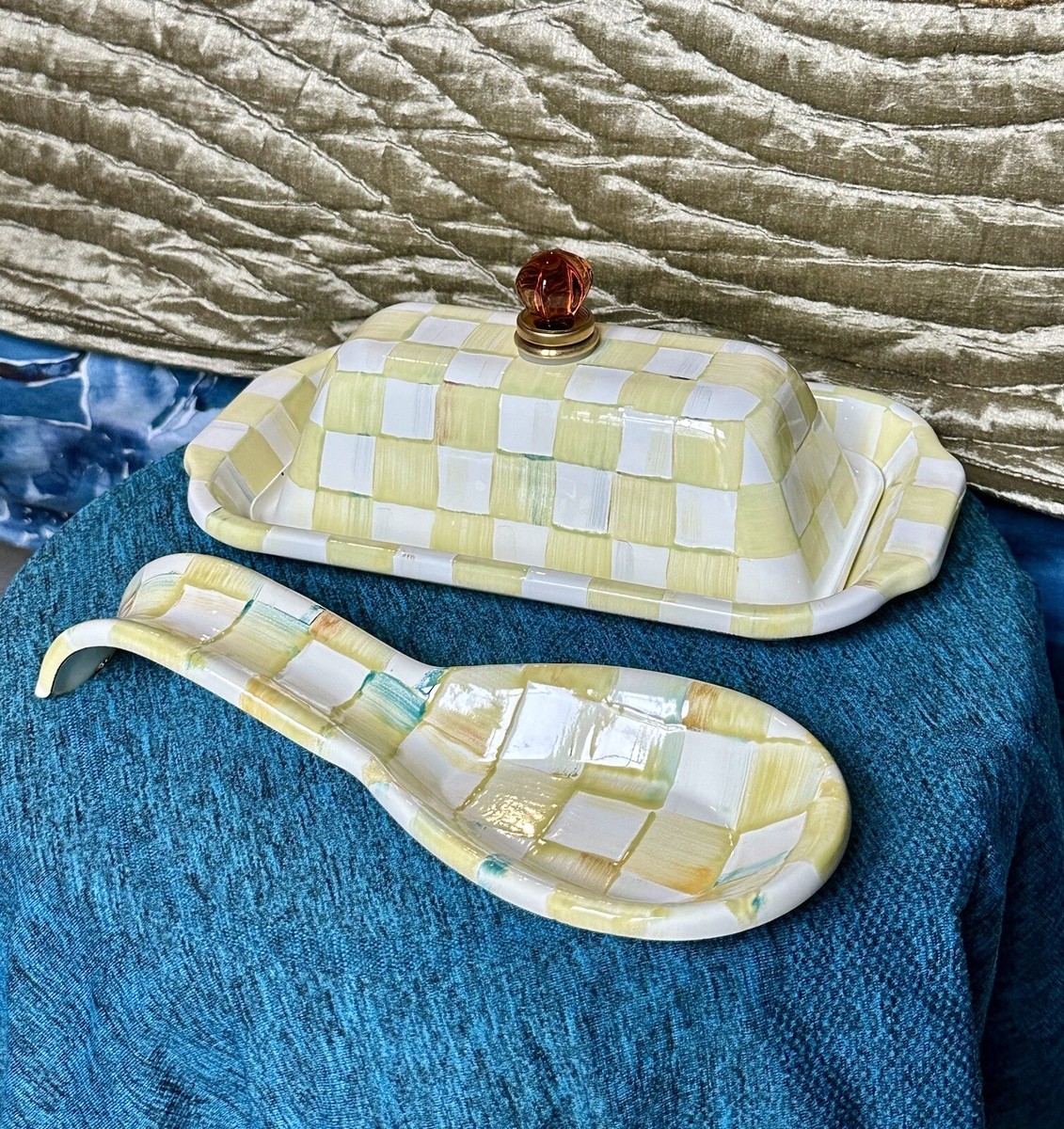 MACKENZIE-CHILDS エナメルコンポート