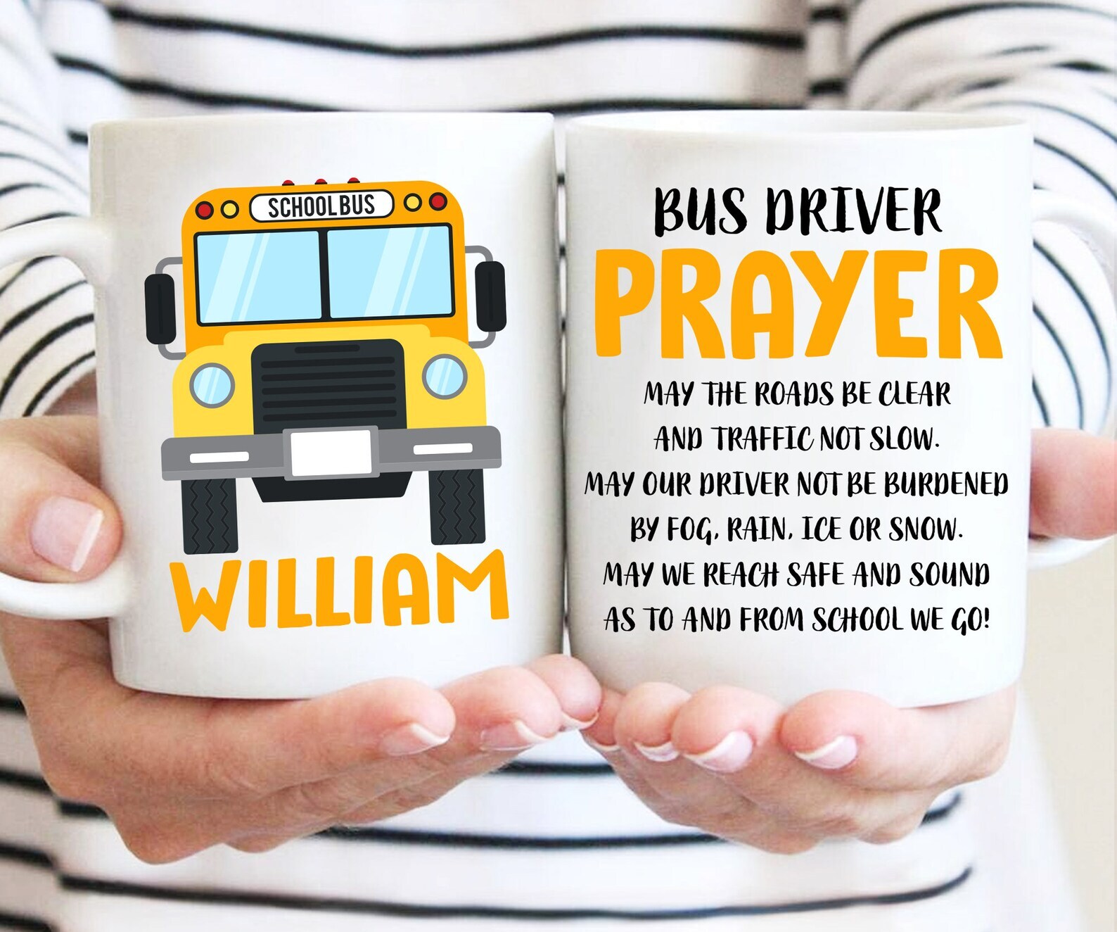 Bus Driver Mug Personalized Bus Driver Gift Bus Driver Tumbler Worlds Best Bus