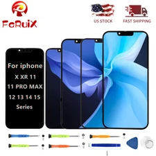  For iPhone X XR 11 12 13 14 15 PRO MAX MINI PLUS LCD Touch Screen Replaceme Kit
