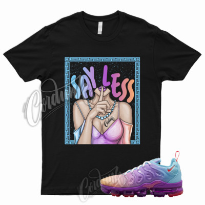 SHHH T Shirt for Air VaporMax Plus Multi Gradient Multicolor Peach Purple Blue 1