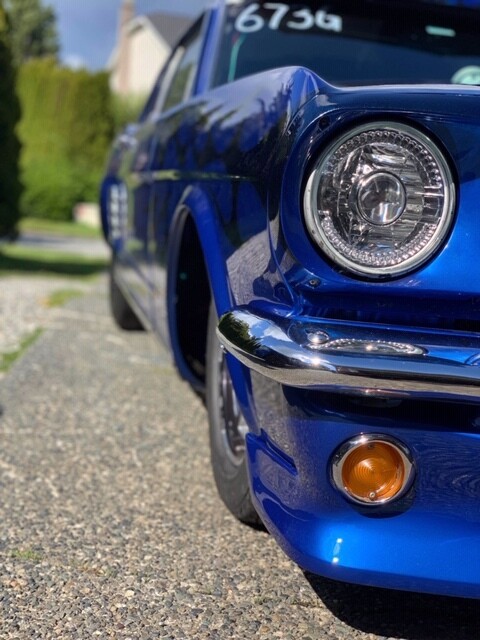 1965-1966 Ford Mustang Restomod Front Apron Bumper FRP (use with