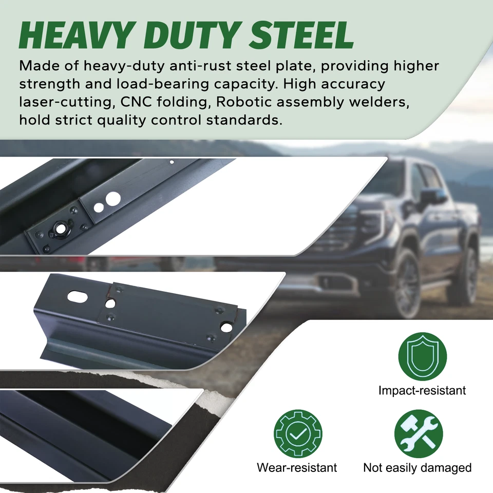 Комплект поперечных элементов кузова для 88-00 C1500 C2500 K2500 Chevrolet/GMC пикапа сверхпрочный - Изображение 4 из 4