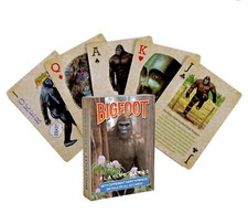 Bigfoot (Sasquatch) Playing Cards Deck with Art and Text by Slade Delastrode