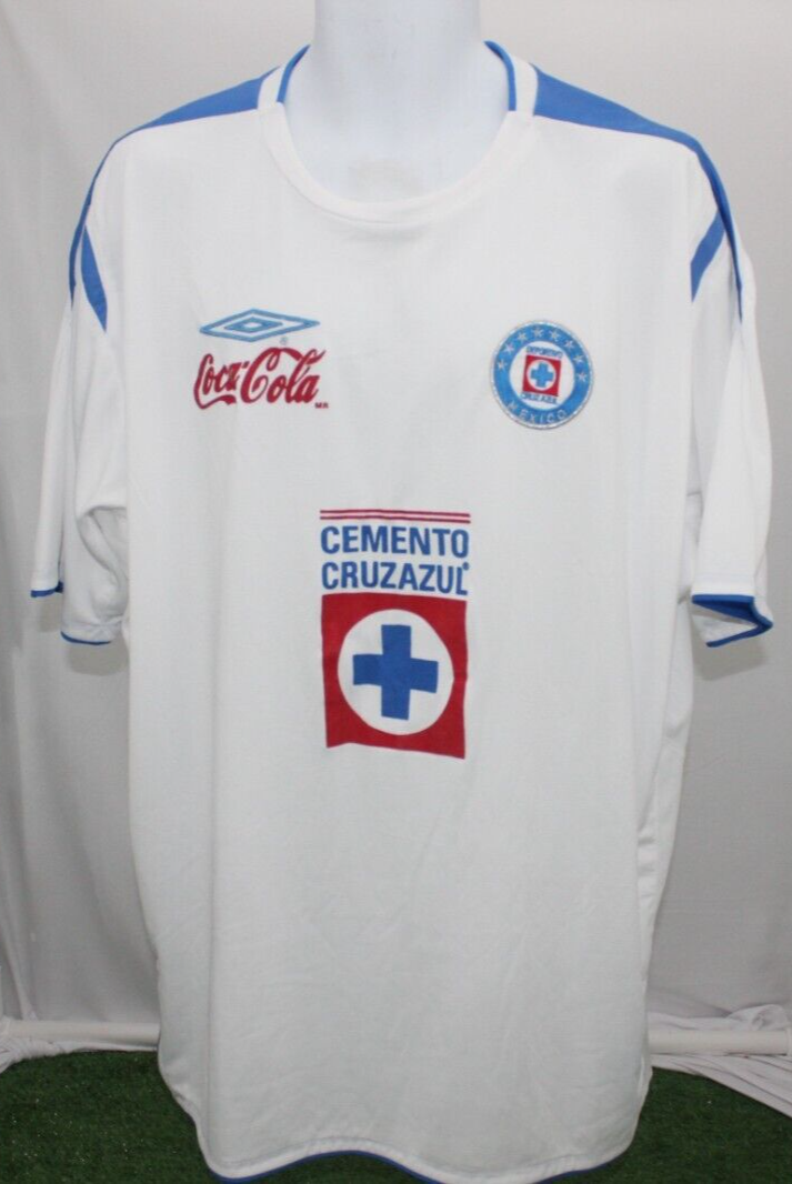 Club Deportivo Cruz Azul Authentic Umbro Jersey size 2XLarge 2004