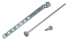 Master Plumber 250081 Lavatory (sink)  Pop-Up Lift Rod Assembly, Chrome plated