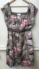 Anthropologie Moulinette Soeurs Dress Womens 10 Midnight Garden Casual Cottage