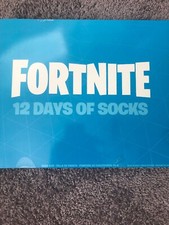 Fortnite Boys 12 Days of Socks Christmas Set Shoe Sizes 4-10. New 