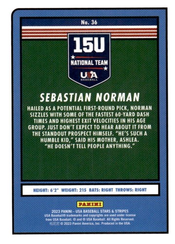 2023 Panini USA Baseball Stars & Stripes Trading Cards - You Pick! - Picture 34 of 98