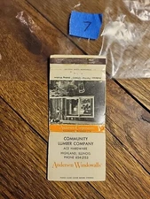 Matchbook Cover - COMMUNITY LUMBER CO. ACE HARDWARE, HIGHLAND, ILLINOIS 
