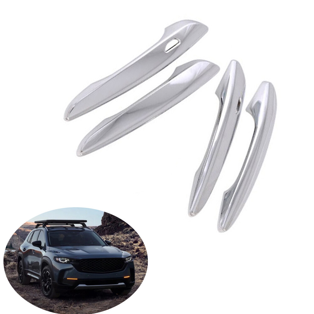Auto Accessory Chrome Car Smart Door Handle Cover Trim For Mazda CX50 2023 Parts