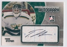 07-08 ITG HEROES & PROSPECTS AUTOGRAPH AUTO TOBIAS STEPHAN STARS *51593
