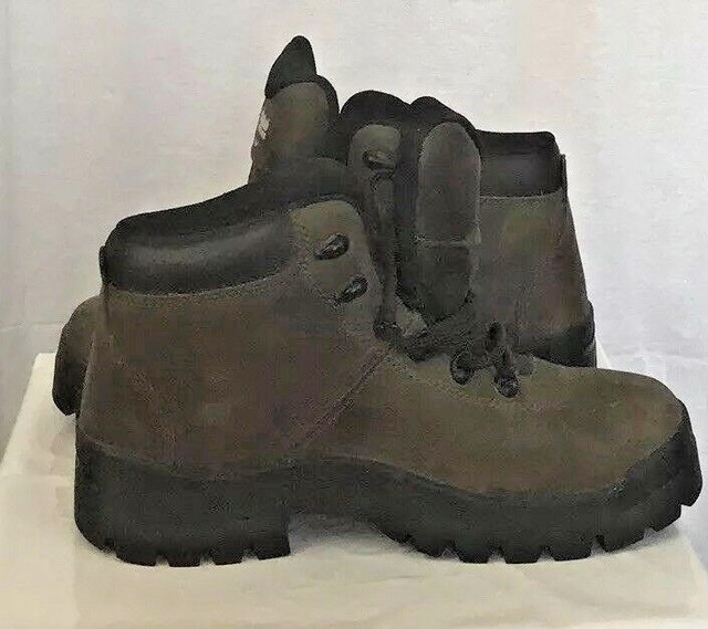 Alpine Design Men Ankle Boots Brown Leather Hiking Trail Walking Lace