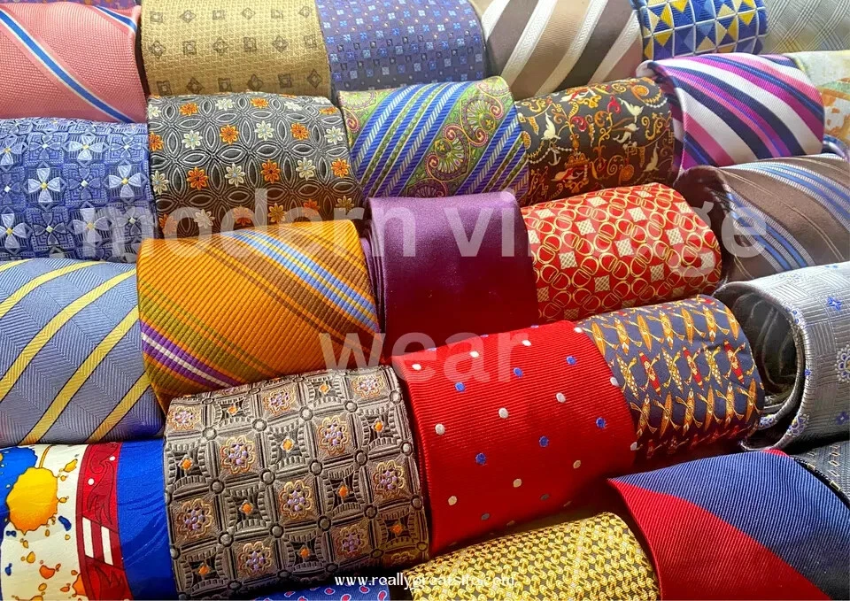 50 Pcs Neckties Lot Good Mix Wear Quilting Craft Cutter Lots - Image 4 of 4