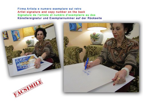 MARIA MURGIA "Serie Pop Art: Diabolik" cm 50x50 Edizione limitata 1/8 - Foto 4 di 6
