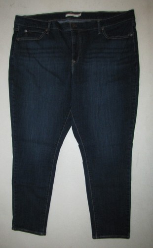 Damen Levis 711 Skinny Stretch Jeans. Größe 22W Blau. Schrittlänge 27 Zoll. - Bild 2 von 3