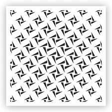 Pattern #19 Stencil - Choose a Size - Laser-Cut Reusable Plastic