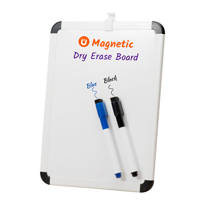 Magnetic Dry Erase Board 8 5 x 11 Inches Small White Board with Markers 