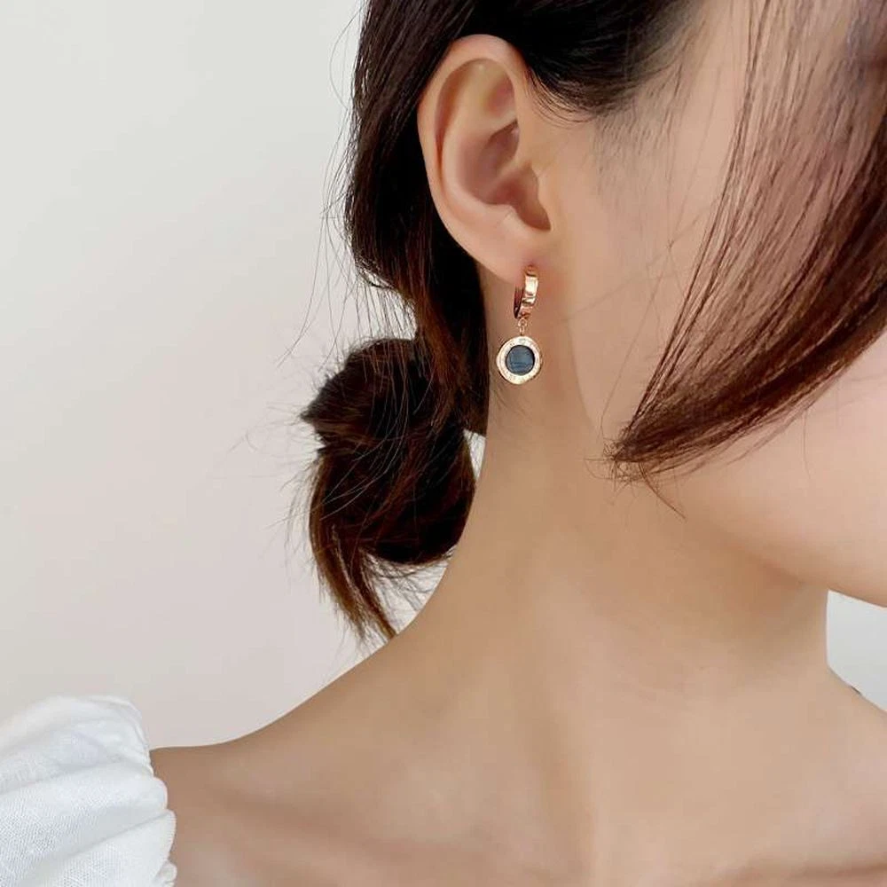 Titanium on sale dangle earrings