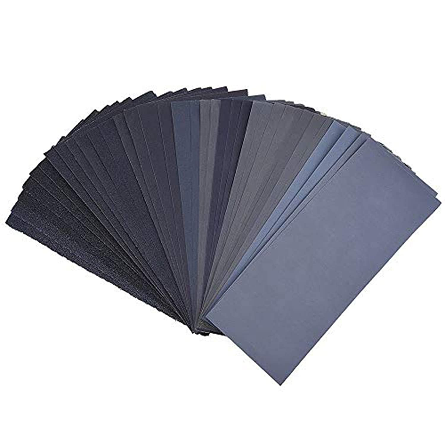 Assorted Grit Sandpaper for Wood Furniture Finishing (9 Inch X 3.6 Inch)