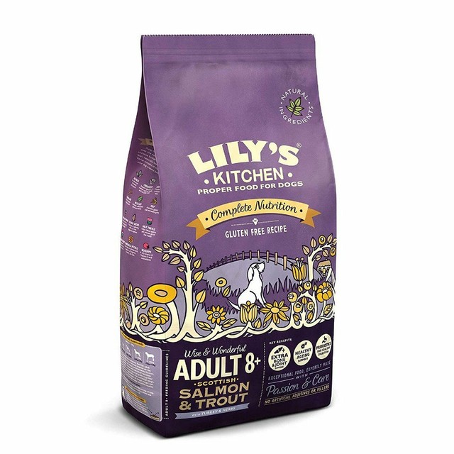 Lily's Kitchen Adult 8 Senior Salmon and Trout Complete Dry Dog Food 7