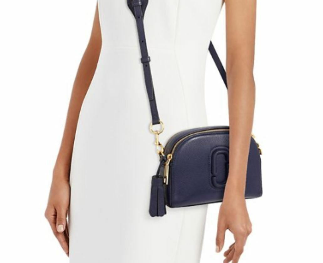 Marc Jacobs Shutter Leather Crossbody Color: BLACK /Gold Marc Jacobs Shutter Leather Crossbody Color: BLACK /Gold