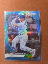 2020 Panini Prizm - Tier II Michael Conforto #178 CAROLINA BLUE Prizm