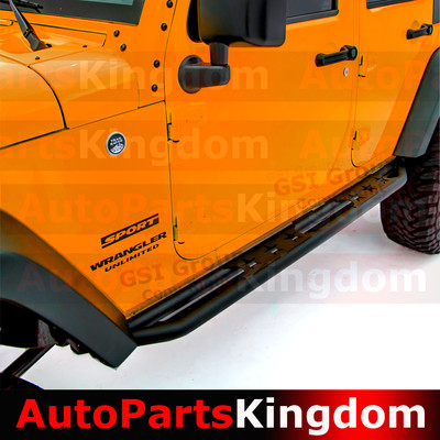 DV8 OFFROAD SRSOTB01 DV8 Offroad 07-18 Jeep Wrangler JK Steel Rock Guard/Sliders