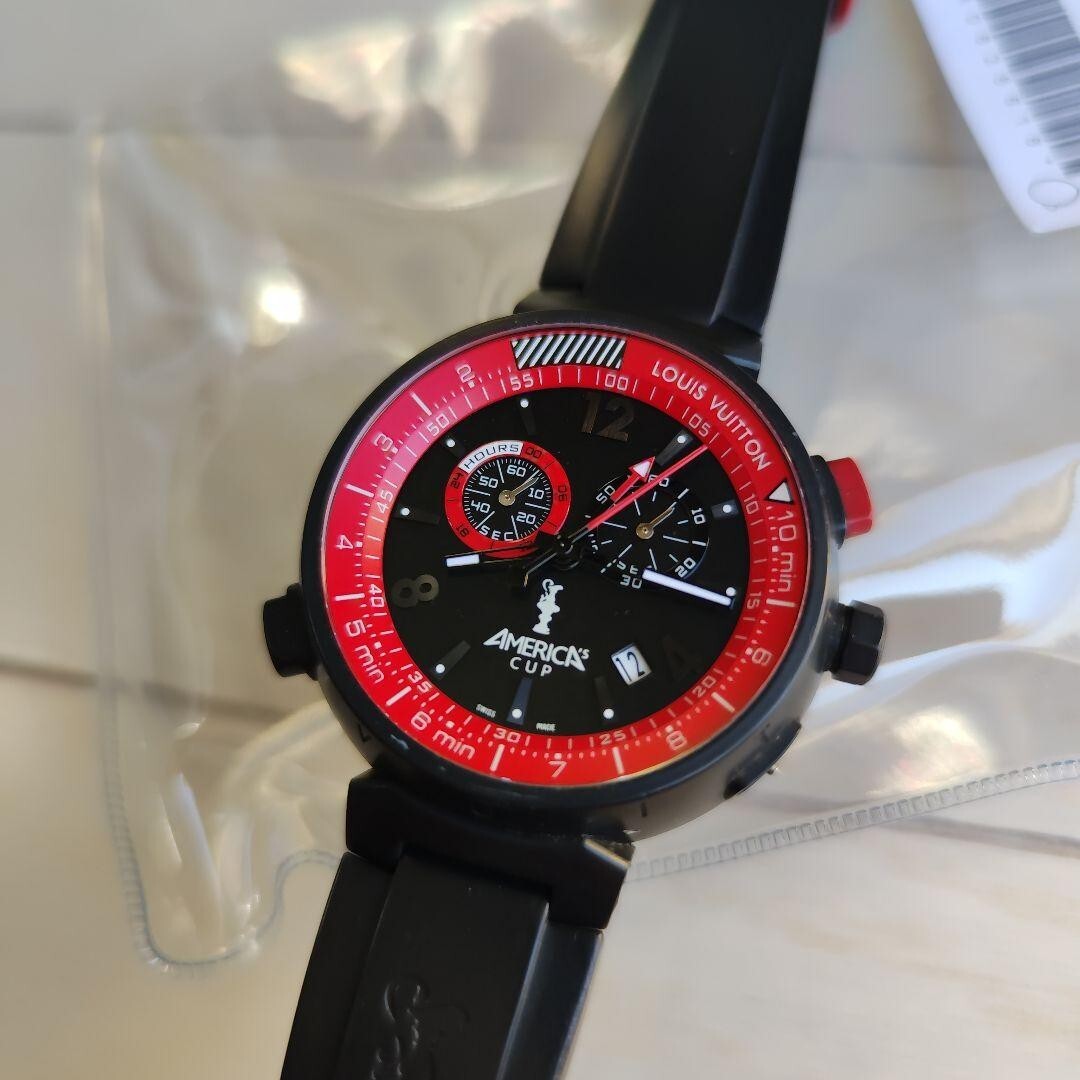 Louis Vuitton Tambour Chronograph America's Cup Limited Q101A Used