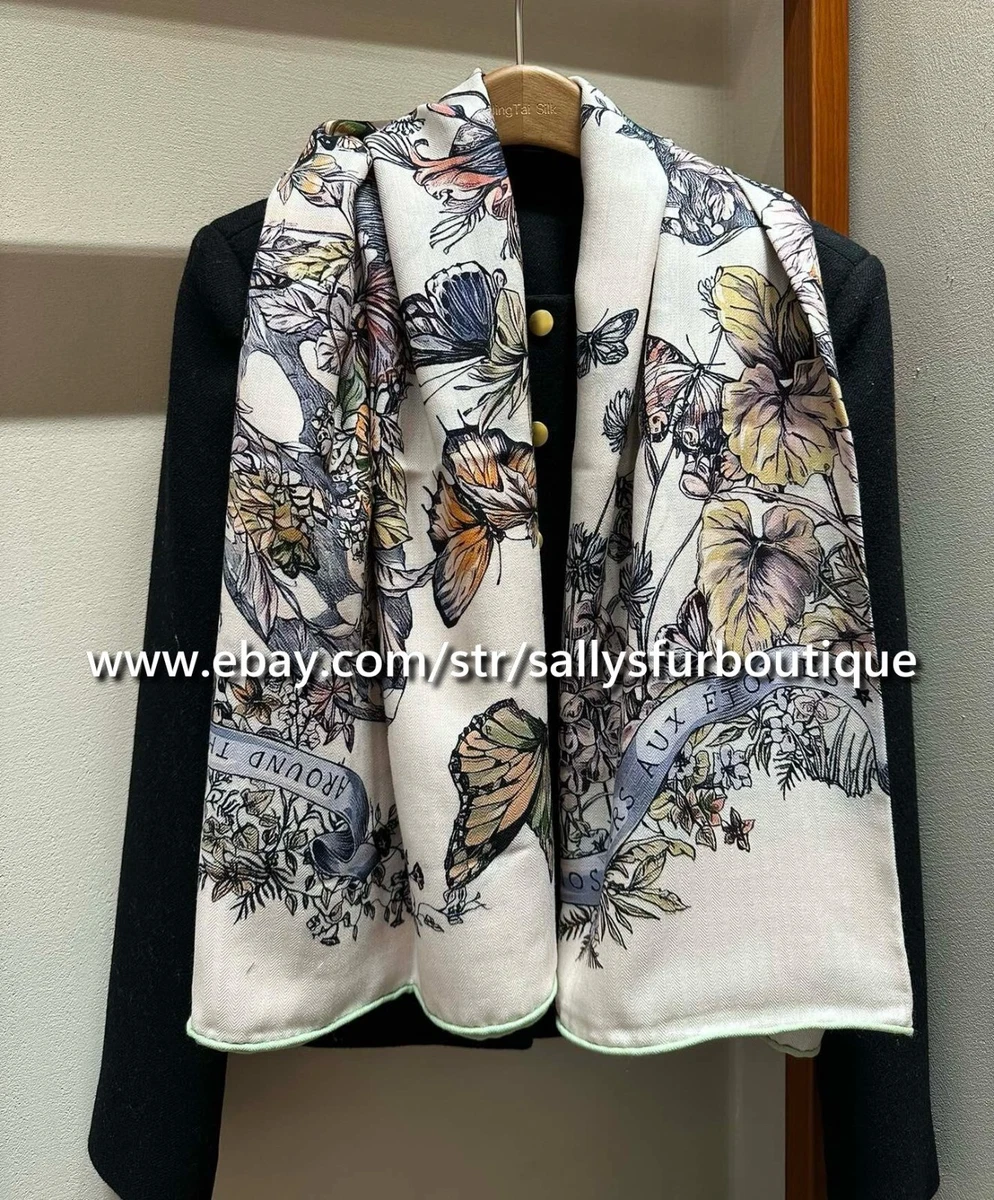 Foulards ligeros con estampado de mariposas - Alta Calidad - Envío Rápido