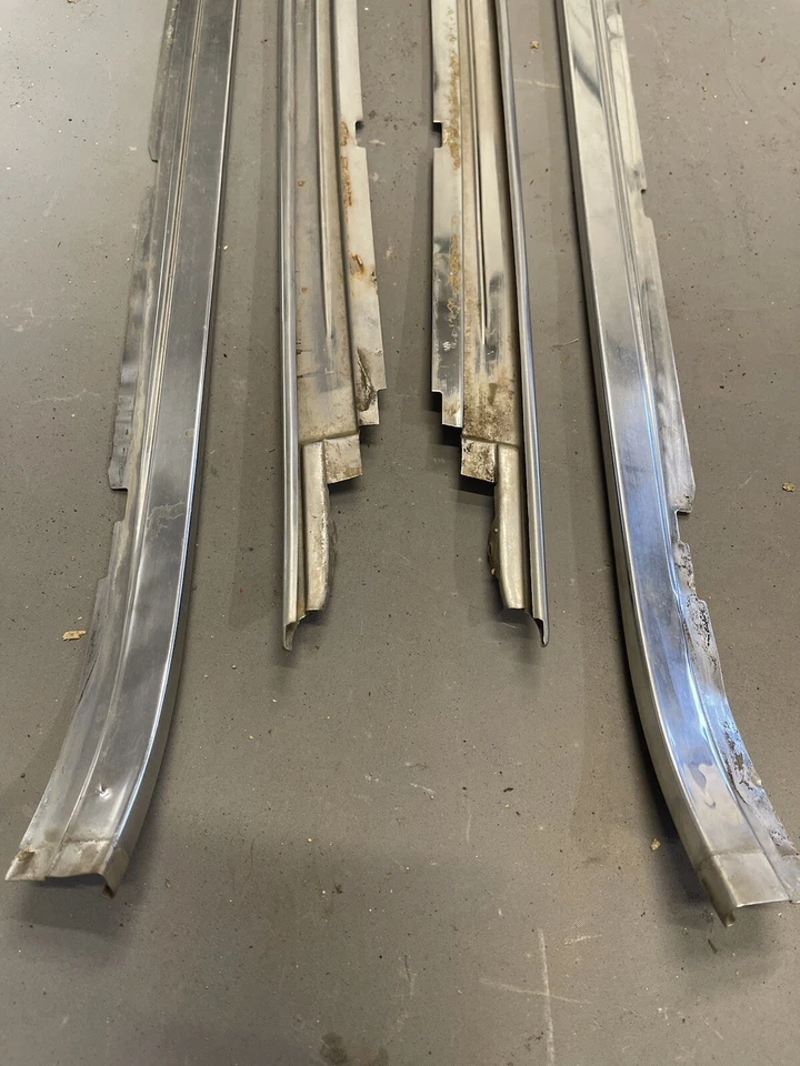 Ford Galaxie 500 1965 1966 riel de goteo par molduras molduras 2 puertas techo rígido Foto 2 de 4