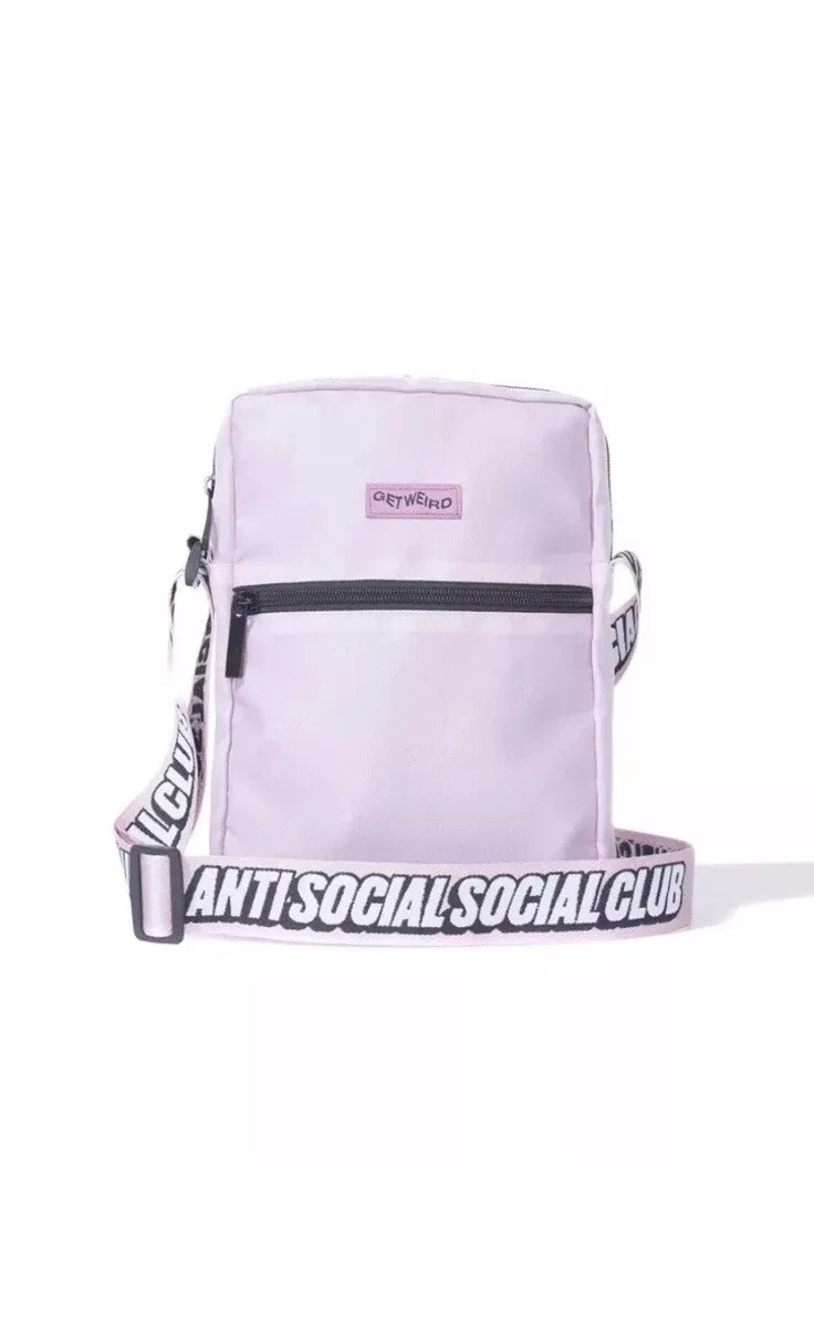 Sac bandoulière Anti Social Club ASSC Side Bag rose F/W 2018 NEUF Supreme