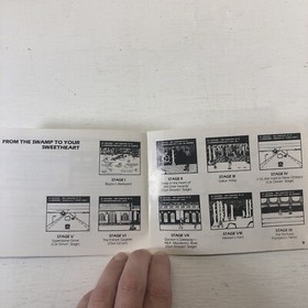 The Adventures of Bayou Billy Nintendo NES Authentic Instruction Manual Only