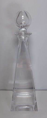 Bottiglia Vintage Cristallo Design COLLE cm35 Whiskey Cognac Brandy Liquore Vino - Foto 11 di 18