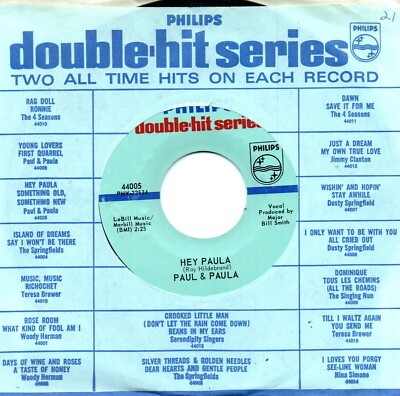 PAUL & PAULA - HEY PAULA / SOMETHING OLD, SOMETHING NEW | eBay