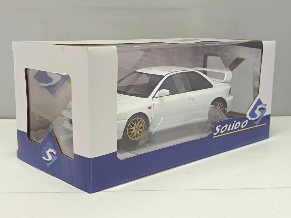 Subaru Impreza 22B 1998 White Bianco Solido 1:18 Nuovo S1807404 - Immagine 3 di 4