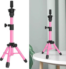 25 Inch Wig Stand Tripod, Adjustable Mannequin Head Stand, Wig Head Stand