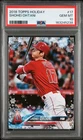 2018 TOPPS HOLIDAY #17 SHOHEI OHTANI ROOKIE RC PSA 10
