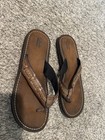 COLLECTIONS BY CLARK Women's Honey Brown  Flip Flop Sandals Size 12 — photo 2