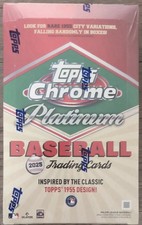 2025 Topps Chrome Platinum Anniversary Baseball MLB Factory Sealed Hobby Box #8