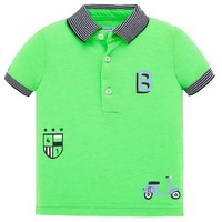 Poloshirt Kurzarm In Apfel GrüN Aus Pique Ware Von Mayoral FüR Kleine Jungen