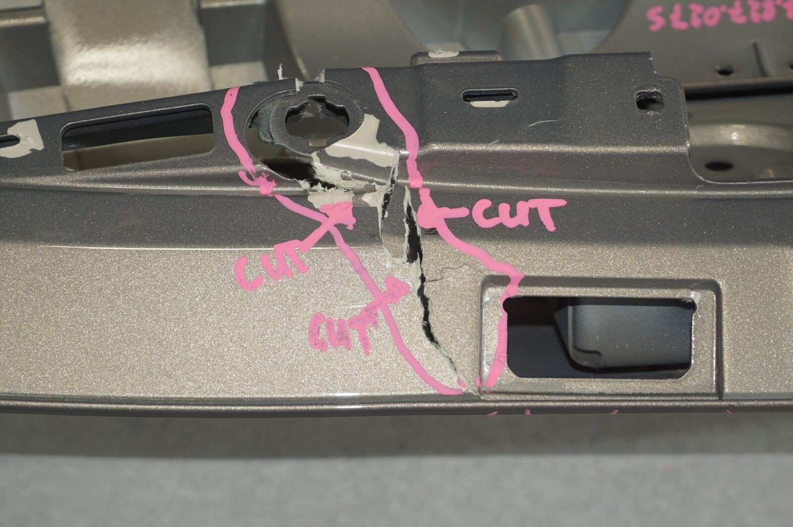BENTLEY GTC TRUNK LID 2011 2012 2013 2014 2015 3W7 827 027 S SILVER OEM