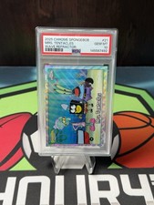 2025 TOPPS CHROME SPONGEBOB 25TH ANV WAVE REFRACTOR MRS. TENTACLES 21/175 PSA 10