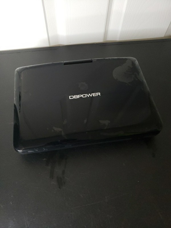 9 DBPOWER Portable DVD Player *Untested* ASIS NO POWER SUPPLY